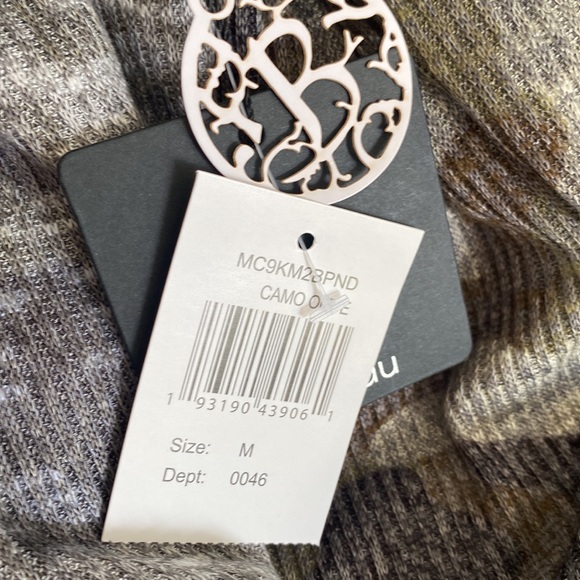 Bobeau Nordstrom Brand Camo Long Duster Cardigan Medium Sweater NWT - Picture 6 of 6